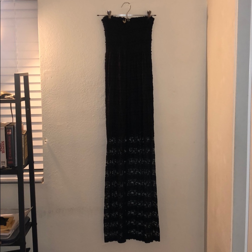 ✔️Lace Smocked Bodice Maxi Dress ✔️